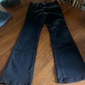 AG Adriano Goldschmied Midnight Dark Blue Denim “The Angel Cut”